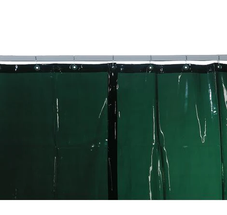 Welding Curtain, Red, DIN EN ISO 25980 - H 3,000 x W 1,300 mm, 2.30 kg, thickness = 0,4 mm