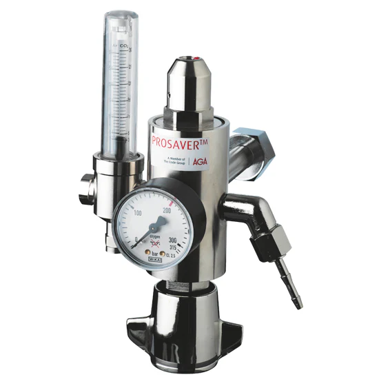 REGULATOR PROSAVER 2–30 L/MIN AR/MISON